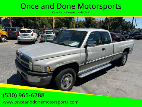 1996 Dodge Ram 2500 for sale at Once and Done Motorsports in Chico CA