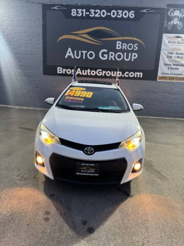 2015 Toyota Corolla for sale at BROS AUTO GROUP LLC in Salinas CA