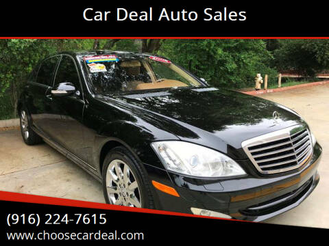 2008 Mercedes-Benz S-Class for sale at Car Deal Auto Sales in Sacramento CA