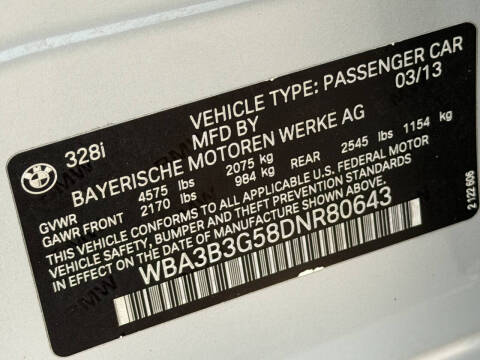 2013 BMW 3 Series 328i xDrive