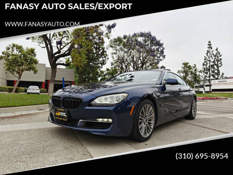2013 BMW 6 Series 650i Gran Coupe