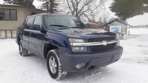 2002 Chevrolet Avalanche for sale at Shores Auto in Lakeland Shores MN