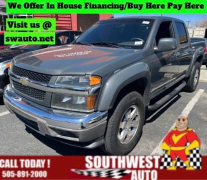 2012 Chevrolet Colorado for sale at SOUTHWEST AUTO in Albuquerque NM