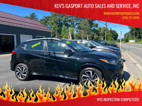 2019 Honda HR-V for sale at KEV'S GASPORT AUTO SALES AND SERVICE, INC in Gasport NY