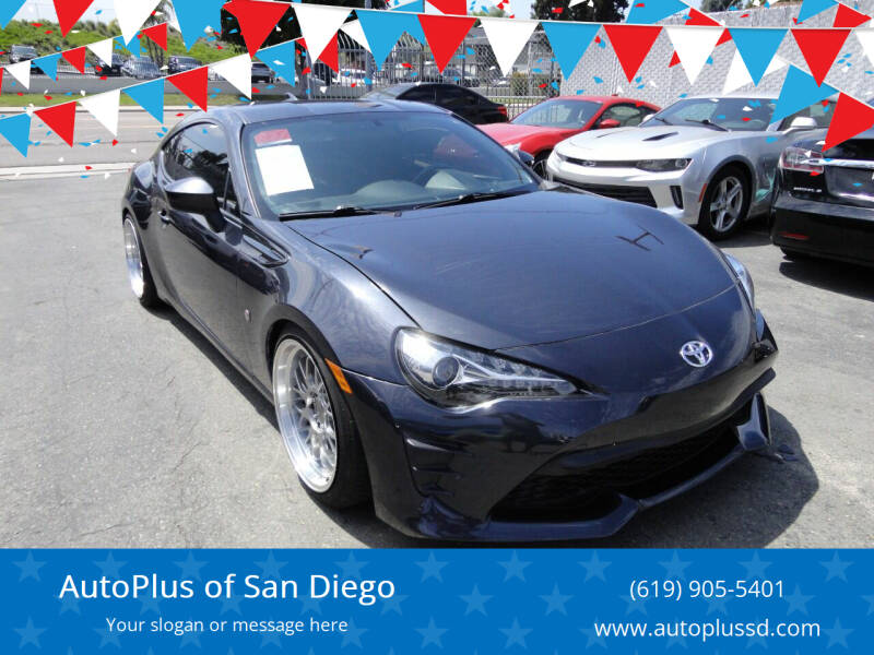 2017 Toyota 86 for sale at AutoPlus of San Diego in Spring Valley CA