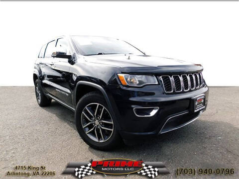 2017 Jeep Grand Cherokee for sale at PRIME MOTORS LLC in Arlington VA