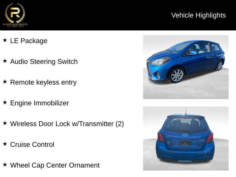2016 Toyota Yaris 3-Door LE
