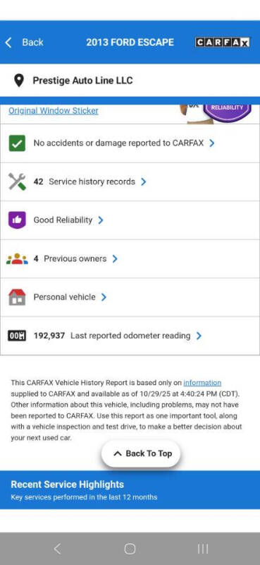 2013 Ford Escape SEL