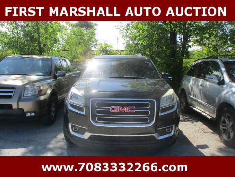 2016 GMC Acadia for sale at First Marshall Auto Auction in Harvey IL