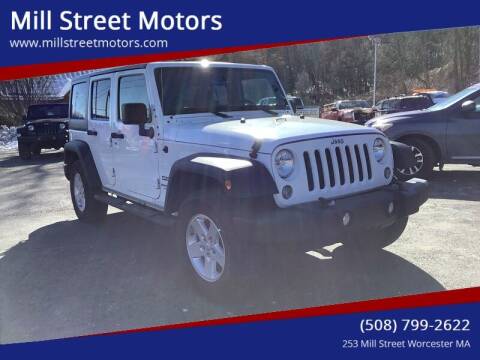 2018 Jeep Wrangler JK Unlimited for sale at Mill Street Motors in Worcester MA