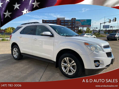2012 Chevrolet Equinox for sale at A & D Auto Sales in Joplin MO