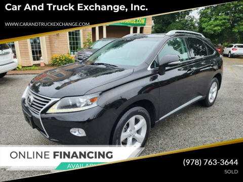 2015 Lexus RX 350 for sale at Car and Truck Exchange, Inc. in Rowley MA