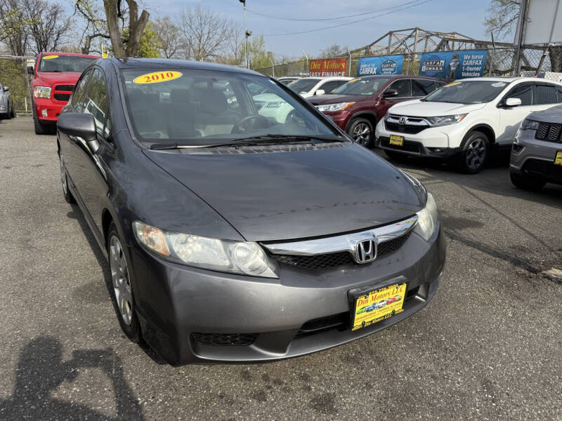 Used 2010 Honda Civic LX with VIN 2HGFA1F55AH565455 for sale in Passaic, NJ