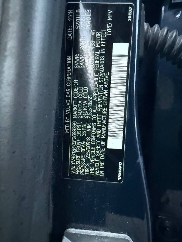 2015 Volvo XC60 T5 Premier