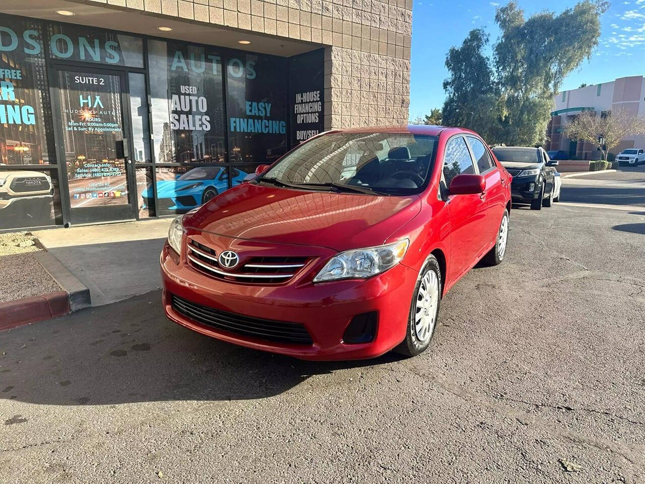 2013 Toyota Corolla for sale at HUDSONS AUTOS in Gilbert, AZ