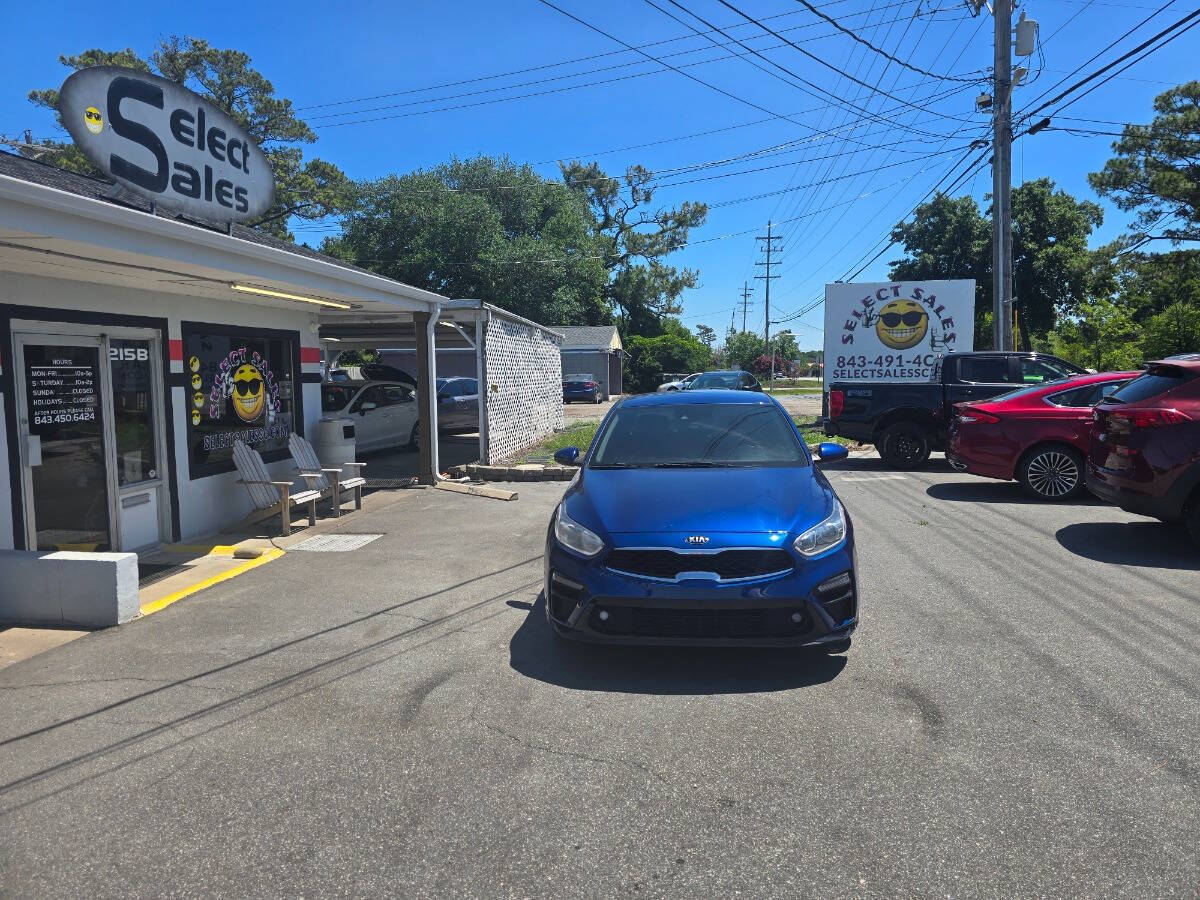Blue 2019 Kia Forte S S 4dr Sedan 2