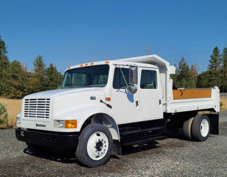 2001 International 4700 Crew Cab Dump Truck for sale at CPMTRUCKSALES.COM in Central Point OR