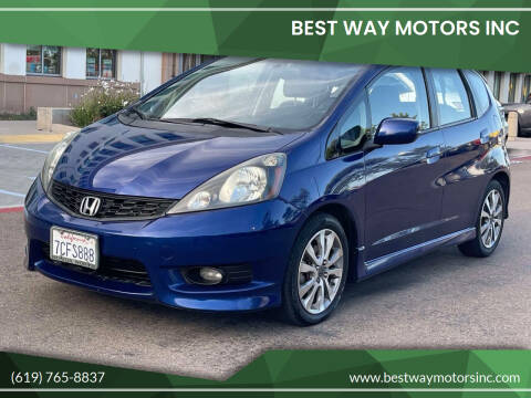 2013 Honda Fit for sale at BEST WAY MOTORS INC in San Diego CA