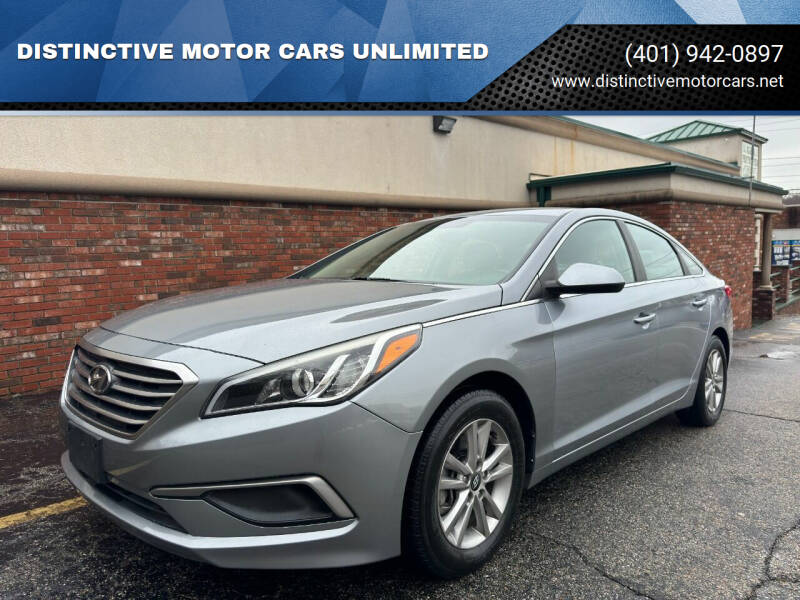 2017 Hyundai Sonata for sale at DISTINCTIVE MOTOR CARS UNLIMITED in Johnston RI