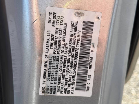 2012 Honda Odyssey EX