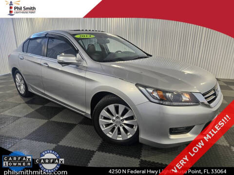 2014 Honda Accord for sale at PHIL SMITH AUTOMOTIVE GROUP - Phil Smith Kia in Lighthouse Point FL