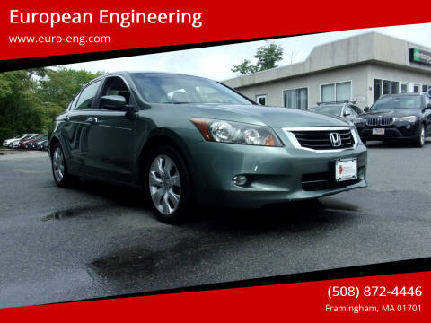 2008 Honda Accord for sale at European Engineering in Framingham MA