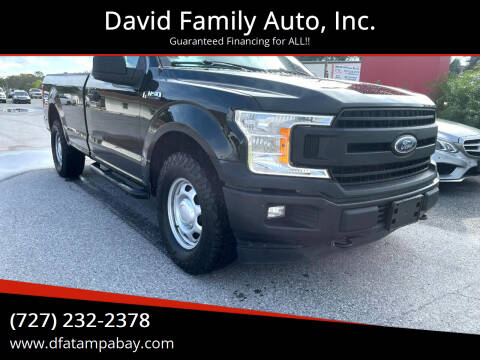 2018 Ford F-150 for sale at David Family Auto, Inc. in New Port Richey FL
