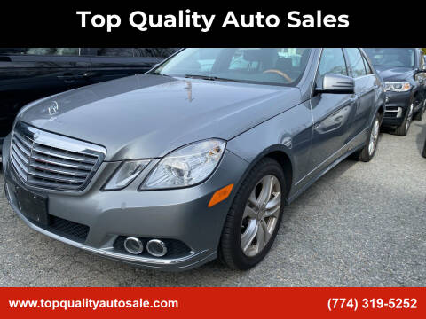 2010 Mercedes-Benz E-Class for sale at Top Quality Auto Sales in Westport MA