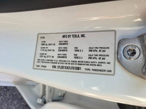 2020 Tesla Model 3 Standard Range