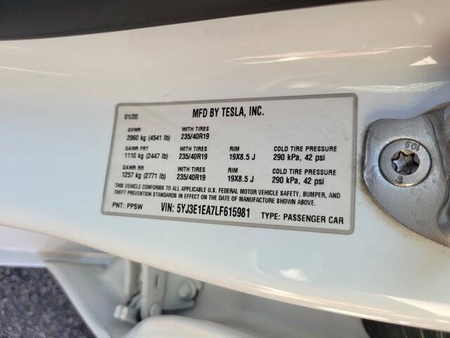 2020 Tesla Model 3 Standard Range