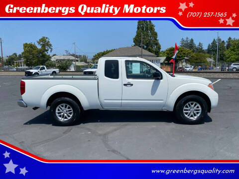 2016 Nissan Frontier for sale at Greenbergs Quality Motors in Napa CA