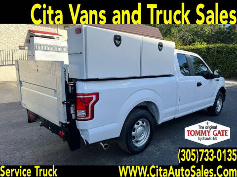 2016 FORD F150  ROAD SERVICE TRUCK *UTILITY TRUCK* *LIFTGATE* for sale at Cita Auto Sales in Medley FL