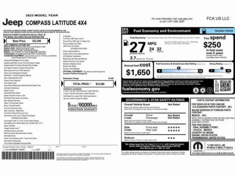2023 Jeep Compass Latitude