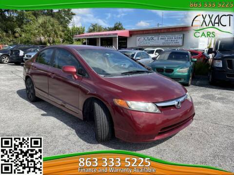 2008 Honda Civic for sale at Exxact Cars in Lakeland FL