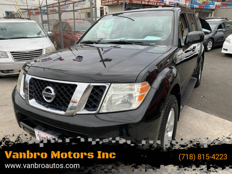 2008 Nissan Pathfinder for sale at Vanbro Motors Inc in Staten Island NY