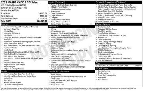 2022 Mazda CX-30 2.5 S Select