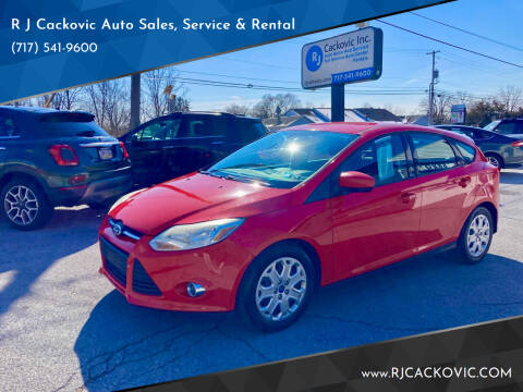 2012 Ford Focus for sale at R J Cackovic Auto Sales, Service & Rental in Harrisburg PA