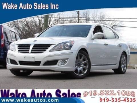 2012 Hyundai Equus for sale at Wake Auto Sales Inc in Raleigh NC