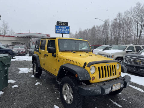 2009 Jeep Wrangler Unlimited for sale at AIDAN CAR SALES in Anchorage AK