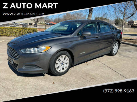 2016 Ford Fusion Hybrid for sale at Z AUTO MART in Lewisville TX