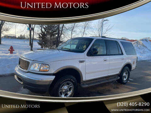 2002 Ford Expedition for sale at United Motors in Saint Cloud MN