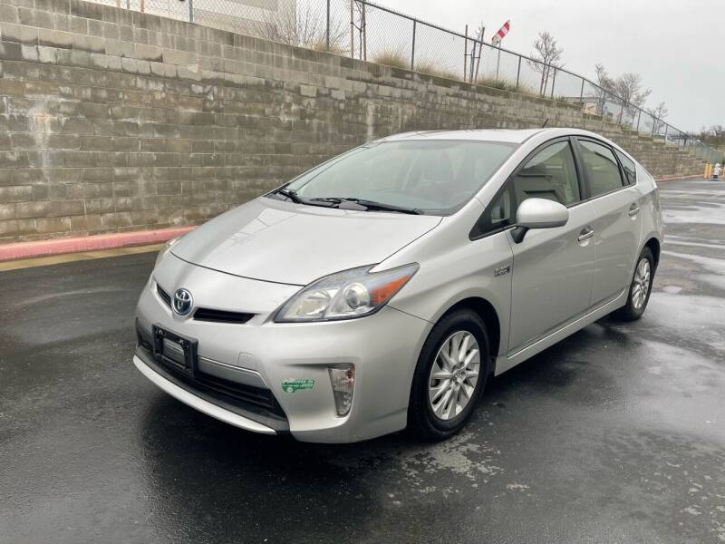 2012 Toyota Prius Plug-in Hybrid for sale at Lux Global Auto Sales in Sacramento CA
