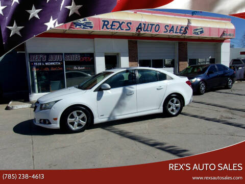 2012 Chevrolet Cruze for sale at Rex's Auto Sales in Junction City KS