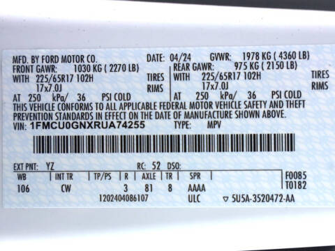 2024 Ford Escape Active
