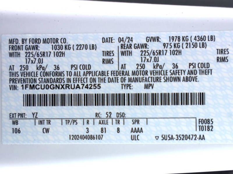 2024 Ford Escape Active