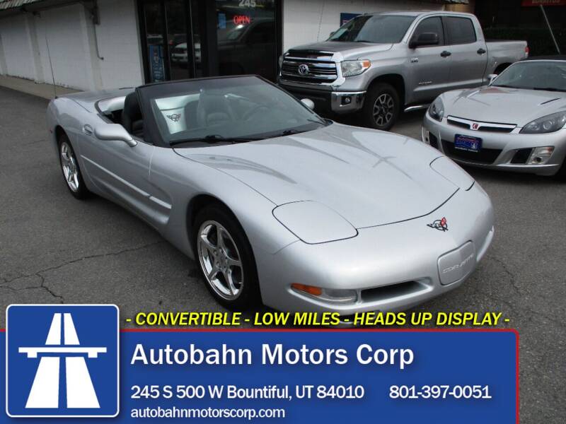 2001 Chevrolet Corvette for sale at Autobahn Motors Corp in Bountiful UT