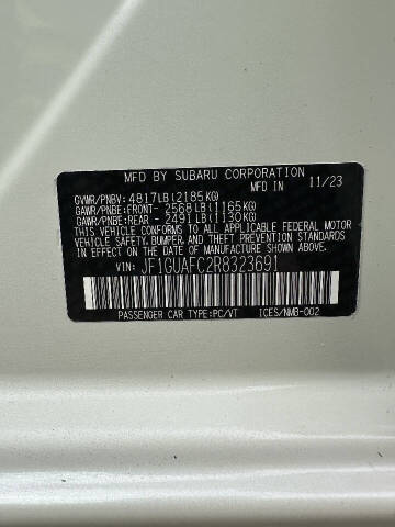 2024 Subaru Impreza Sport