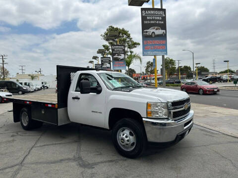 2011 Chevrolet Silverado 3500HD CC for sale at Sanmiguel Motors in South Gate CA