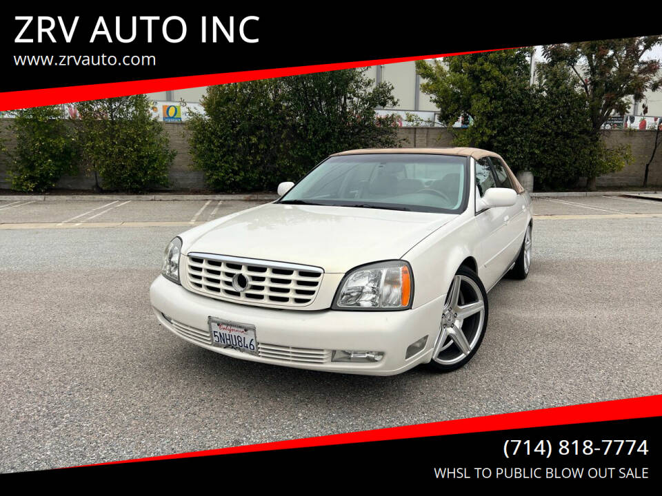 2005 Cadillac DeVille for sale at ZRV AUTO INC in Brea, CA