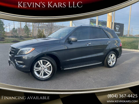 2014 Mercedes-Benz M-Class for sale at Kevin's Kars LLC in Richmond VA